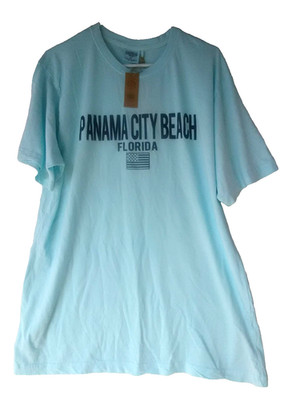 Unisex XL Men Women T-shirt  Top Panama City Beach FL USA Souvenir  New