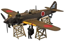 AOSHIMA 1/72 Aircraft Type 3 Battle Hien Type 2 Ki61-II Modified Plastic Model M