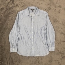 Polo Ralph Lauren Classic Fit Button Down Dress Shirt Size 16 Blue