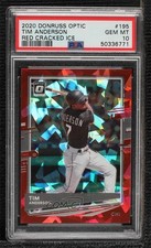 2020 Donruss Optic FOTL Red Cracked Ice Prizm 5/7 Tim Anderson PSA 10 GEM MT 1b8