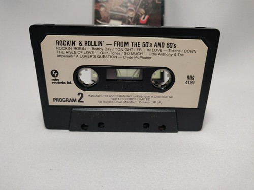 Rockin´ and Rollin´ 50´s and 60´s - 2 LP - Music Cassette Tape - Foto 4 di 4