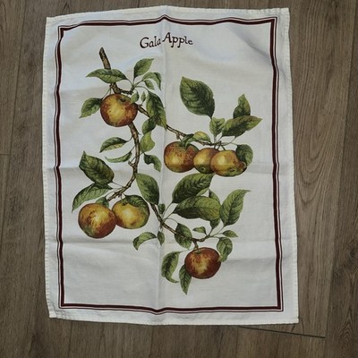 Vintage Williams Sonoma Gala Apple Tea Towel - EUC Unused