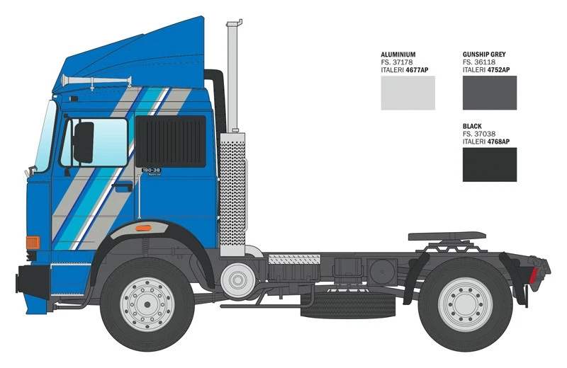 ITALERI IVECO 190.38 COWBOY - 90767 SCALA 1:24 - Immagine 2 di 4