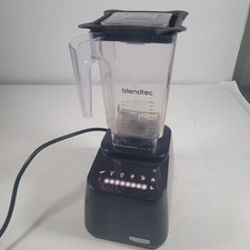 Blendtec Designer 650 CTB1 Total Blender Black w/ WildSide 36oz Tested