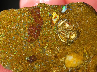 46 cts Australien Roh Koroit Matrix Opal Boulder Rough Sammler Schleifer VIDEO