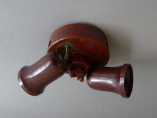 Bakelit Sockel Plafoniere Lampe 2 Brennstellen Erco neuwertig  Art Déco 30er