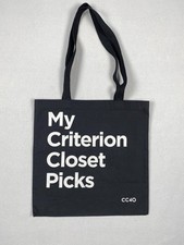 Criterion Collection Closet Picks CC40 Tote Bag Two Sided LA 2025 Mobile Event