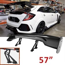For Honda Civic Hatchback 57 Gt Rear Trunkspoiler Wing Carbon Fiber Look