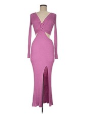 LoveShackFancy Women Purple Cocktail Dress M