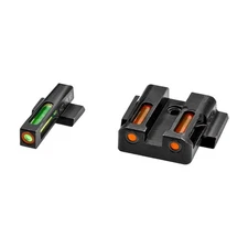 Hi-Viz LiteWave H3 Tritium/Litepipe Night Sights, Fits M&P Shield 9MM, 40S&W an