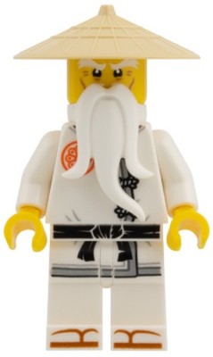 LEGO  Minifig njo0996 - Wu Sensei - Golden Weapons Legacy Update Minifigur Ninja