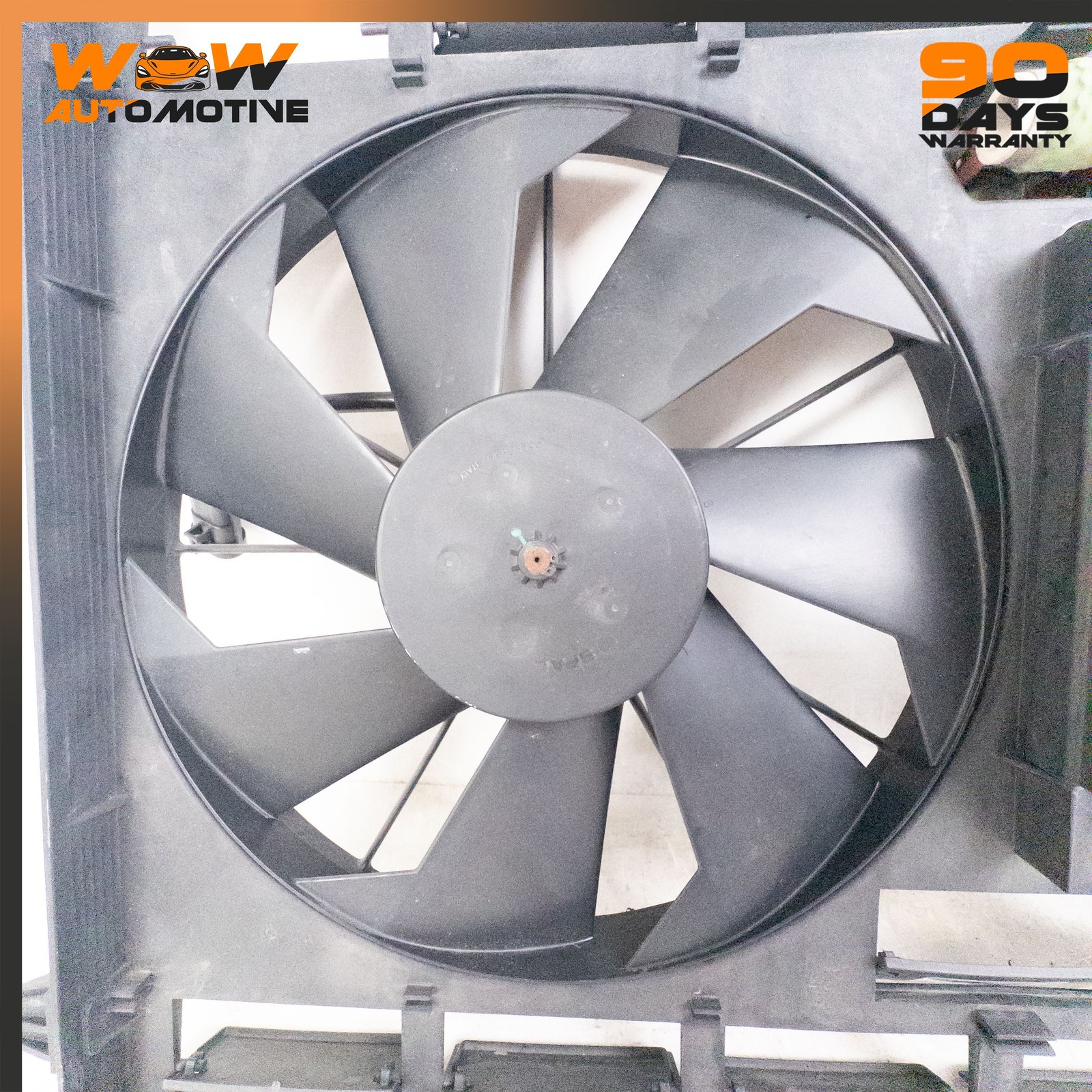 09-19 MASERATI GRANTURISMO QUATTROPORTE RADIATOR COOLING DUAL FAN MOTOR OEM