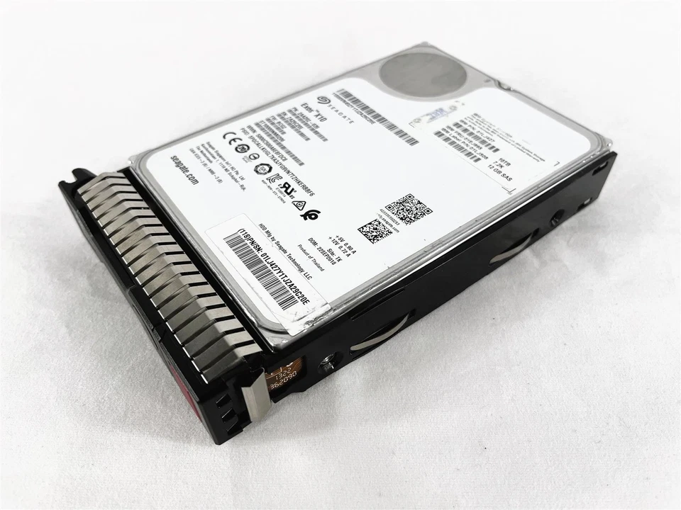 IBM Seagate 10TB 3.5 SAS 12Gb 7.2K Enterprise HDD 2AA202-039 01LJ427 + HP Caddy