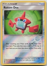 Rotom Dex 131/149 Uncommon SM Base Set LP Reverse Holo