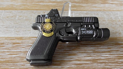 Large & Thick OHP Oklahoma Highway Patrol Glock & Light Challenge Coin #E750