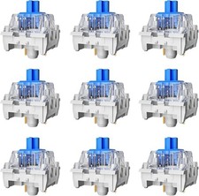 Mechanical Gaming Keyboard Blue Switches,3 Pin 50gf