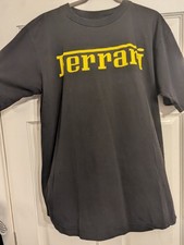 Vintage 90s Ferrari F310B Formula 1 T-Shirt XL Black Yellow Spellout Graphic Tee