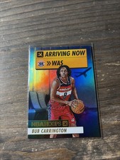 2024-25 Panini NBA Hoops - Arriving Now Bub Carrington #21 Holo (RC)