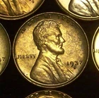 1937-S UNC/BU - SOLID LINCOLN WHEAT CENT - TONING - SEE PICS!!