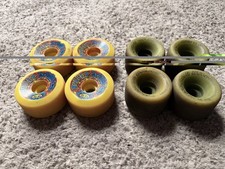 Vintage Santa Cruz Slime Balls And Bullet Skateboard Speed Wheels 2 Set Lot.