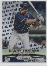 2015 Panini Prizm Jackie Robinson Prizm 18/42 Danny Santana #52 0o9