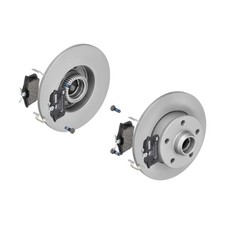 ATE BREMSSCHEIBEN Ø226MM + BREMSBELÄGE HINTEN FÜR VW PASSAT B3/B4 CORRADO GOLF 