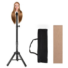 55 Inch Wig Stand Tripod Mannequin Head Stand Heavy Duty Wig Stand Tripod for St