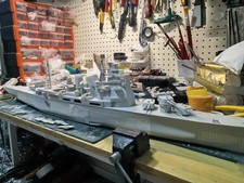 3D Printed 1/200 Japanese Navy Takao-class He...