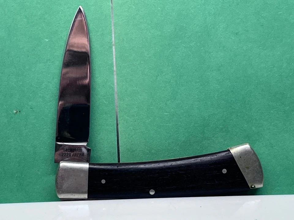 🔥🔥RARE KA-LOK 2228 Pocket Knife Japan KA-BAR Smooth Wood Handle MAKE OFFER🔥🔥 - Image 3 of 4