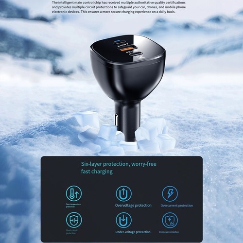130W Charger for Unmanned Aerial Vehicles with Enhanced Heat Dissipation - Zdjęcie 6 z 12