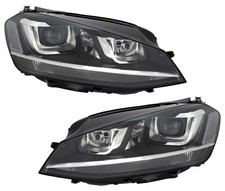 Scheinwerfer für VW Golf 7 2012-2017 5G Chrom Bi-Xenon D3S H7 LWR links + rechts