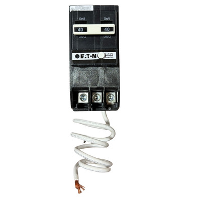 Eaton BRN240GF 40A 2-Pole GFCI Ground Fault Circuit Breaker 10kA