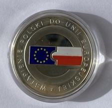 Poland 10 Zlotych 2004 Silver 0.925/14.14g Wstapienie Polski Do Unii Europejskie