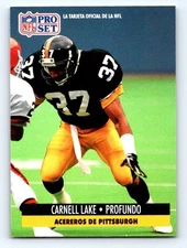 1991 Pro Set Spanish #634 Carnell Lake Fresh Break EX-EXMINT