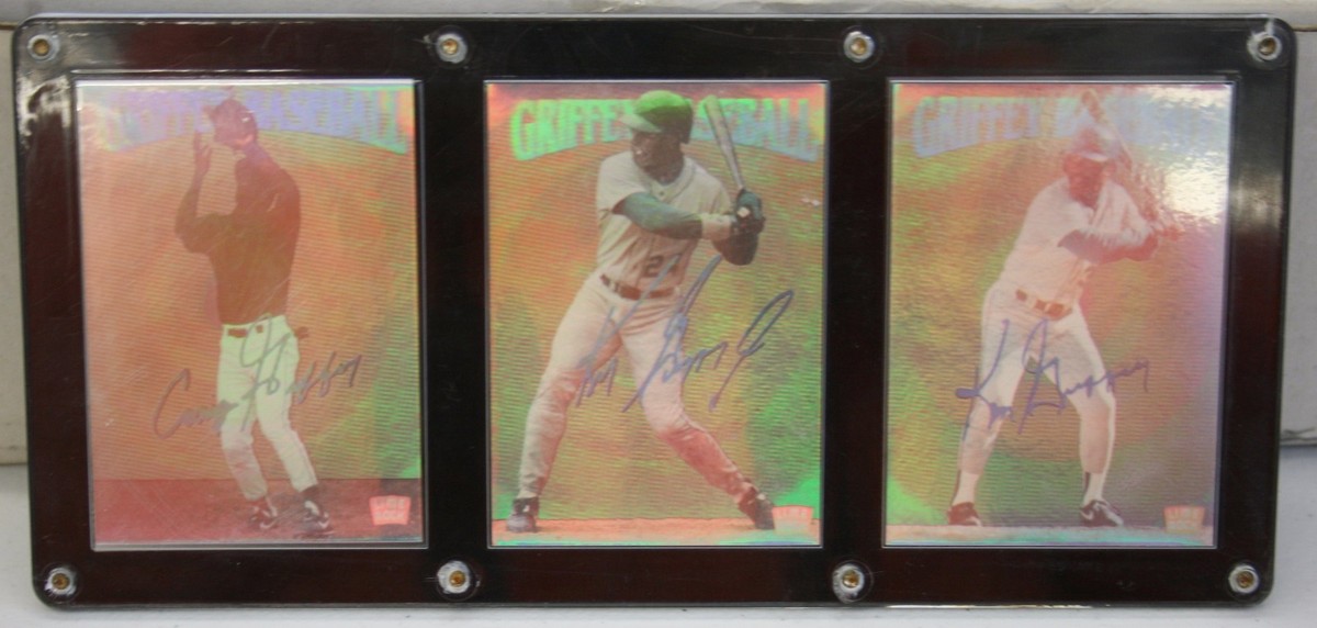 Lime Rock Hologram Baseball Card Set of 3 Craig Griffey and