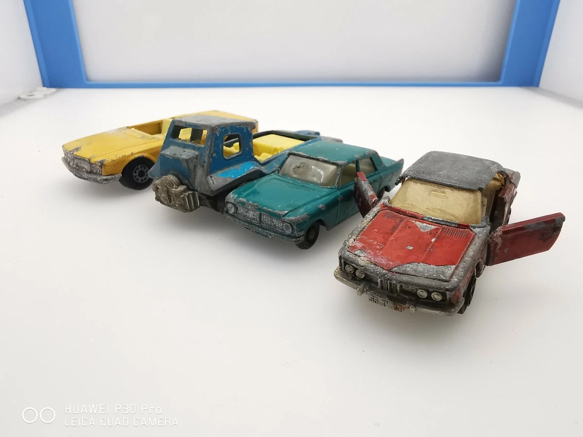 lot anciennes voiture matchbox LESNEY MAJORETTE