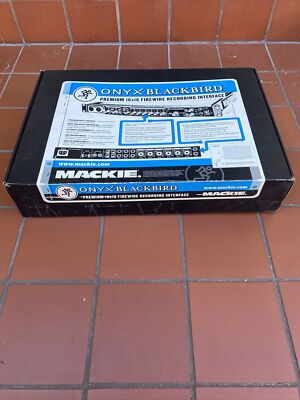  Onyx Blackbird Premium 16x16 FireWire Recording Interface Mackie - MINT