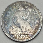 1851-O Seated Liberty Half Dime ~ Good Detail