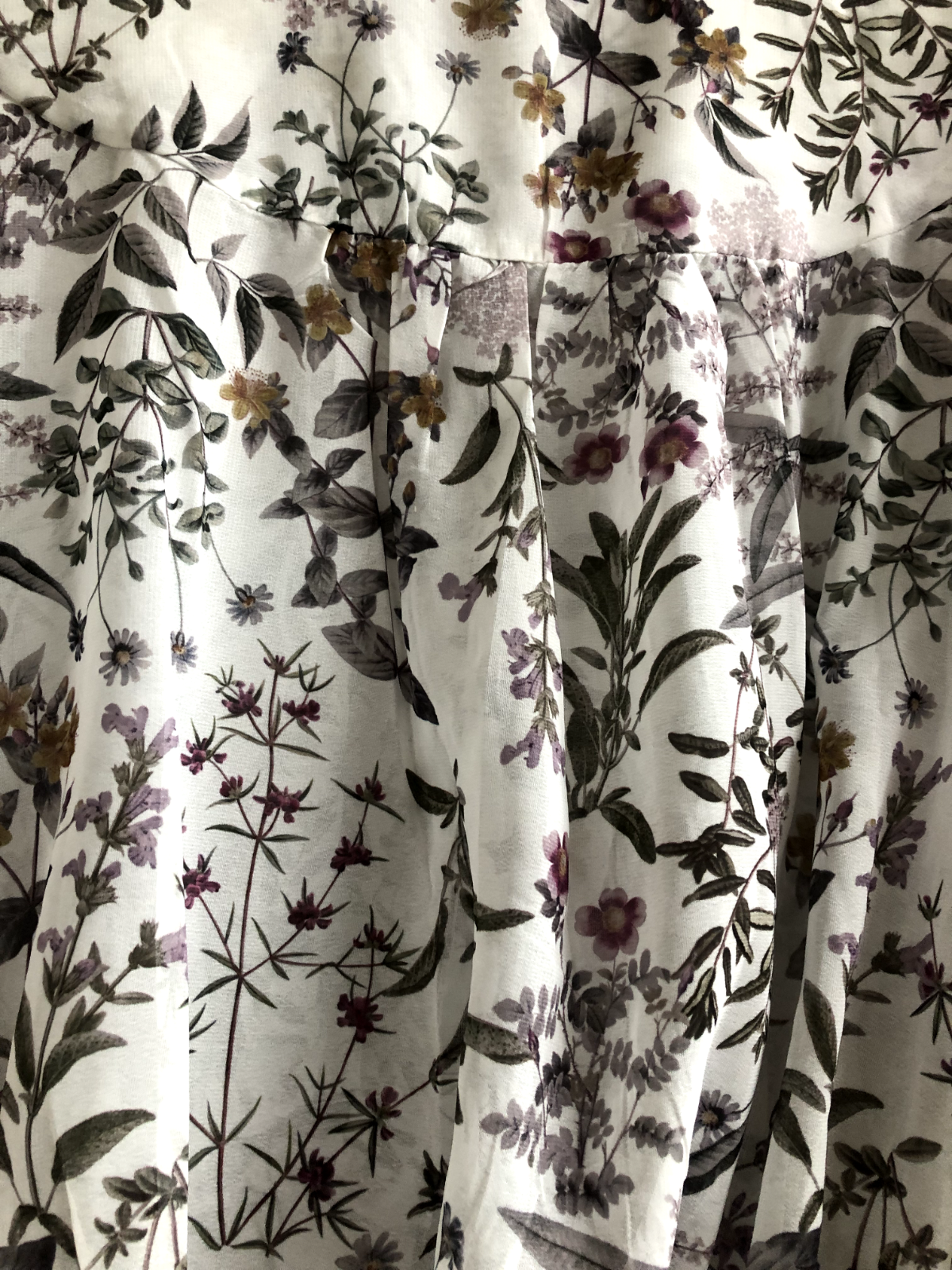 Katies sheer floral smock blouse size 14 - Picture 7 of 7