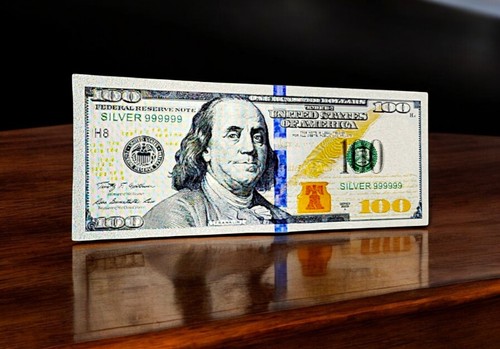 Limited Edition Silver-Plated $100 Banknote - Stunning Collectible! - Picture 4 of 15