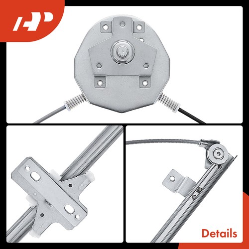 Front Left LH Manual Window Regulator for Chevy Tracker Suzuki Sidekick Pontiac - 第 8/10 張圖片