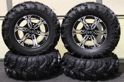 POLARIS SPORTSMAN 450 27'' MUD LITE II & 14'' VIPER M/B ATV TIRE & WHEEL KIT POL3C