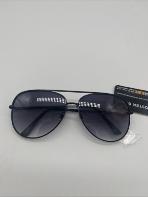 T162.2 FOSTER GRANT MAXBLOCK   oversized aviator sunglasses TR20 01 BLK FWG