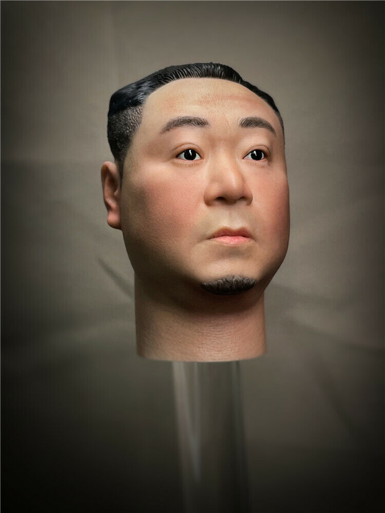 1/6 Asian Comedy Actor Fan Wei Male Long Neck Head Sculpt Fit 12'' Figure Body Krajowe super tanie