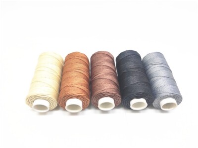 1 Roll 0.45mm Sailing Rope Wax Thread 50M Wooden Ship Model kit ...