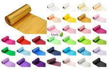 9m Satin Band 15cm Tischband Hochzeit Stuhlschleifen Dekoband 16cm Schleifenband