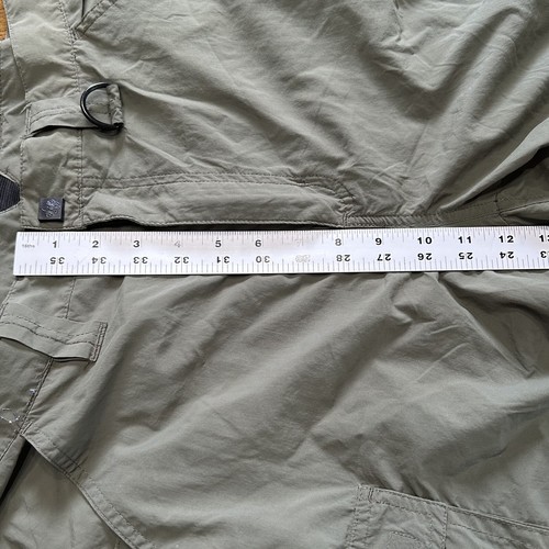 Boy Scouts of America Shorts Adult Small Green Cargo Centennial Uniform Nylon - Picture 7 of 7