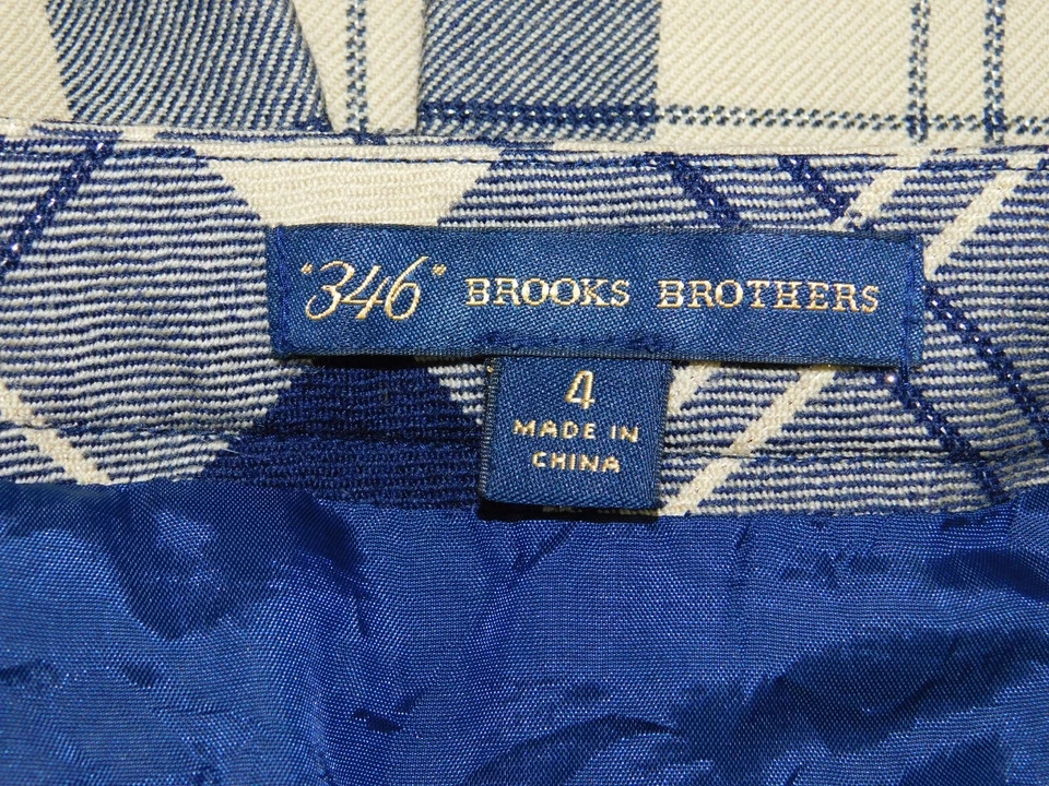 Falda lápiz Brooks Brothers 346 98 % lana para mujer talla 4 Foto 3 de 4