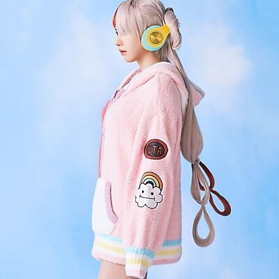 PEACH JOHN ONE PIECE FILM RED UTA Hoodie Jacket M Size Costume