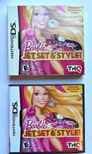 NINTENDO DS GAME : BARBIE: JET, SET & STYLE !! Complete w/Manual & Slipcover